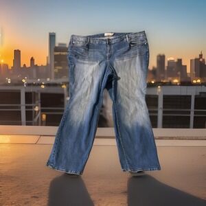 Torrid Womens Boyfriend Jeans Blue Denim‎ Size 30T
